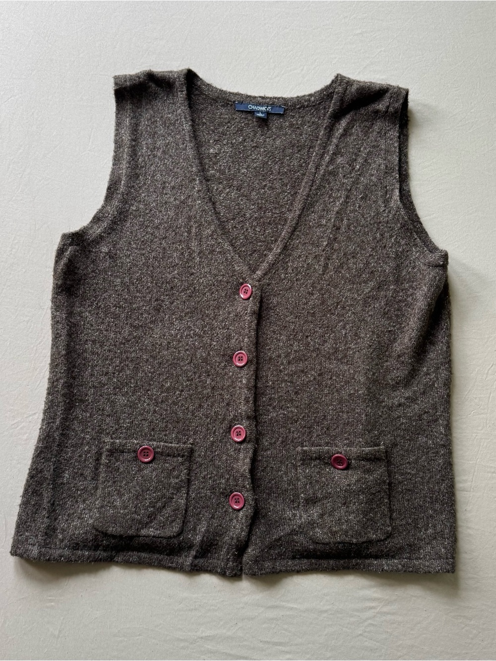vintage Chadwick's knit sweater vest Cardigan